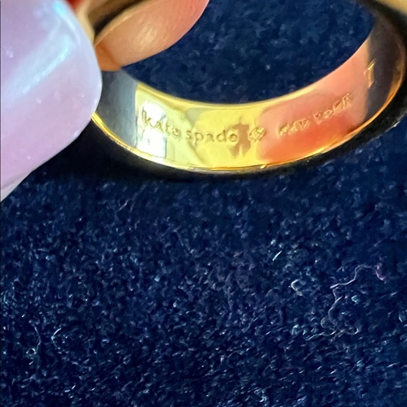 Kate spade Yellow Cab 🚕 Enamel Gold Ring - Picture 2 of 5